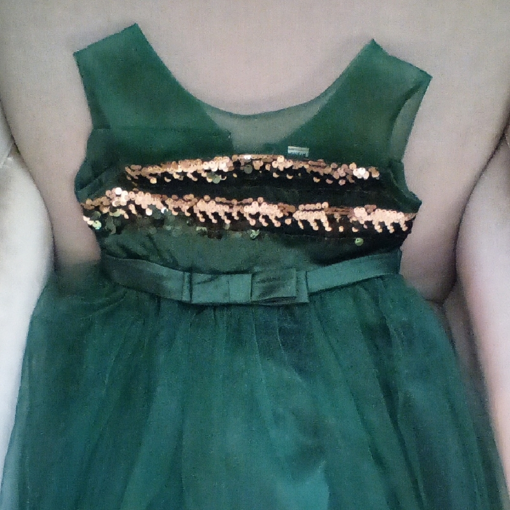 SHEING Gold Sequin Dress